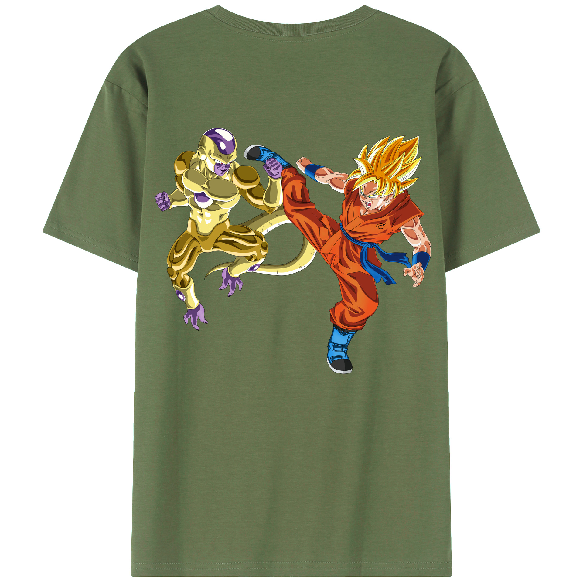 （画像用） ドラゴンボール DRAGON BALL 綿100％ メンズ半袖Tシャツ（バックプリント） 通気性